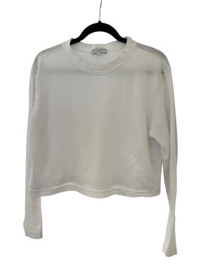 Everyday Normcore Michael Stars Cropped Long Sleeve Tee (L)